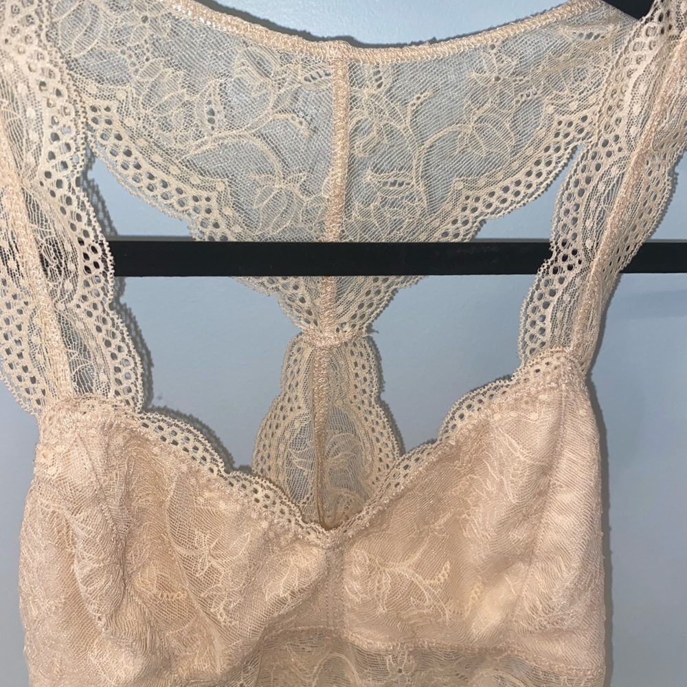 NWT Nordstrom BP Tan bralette size small